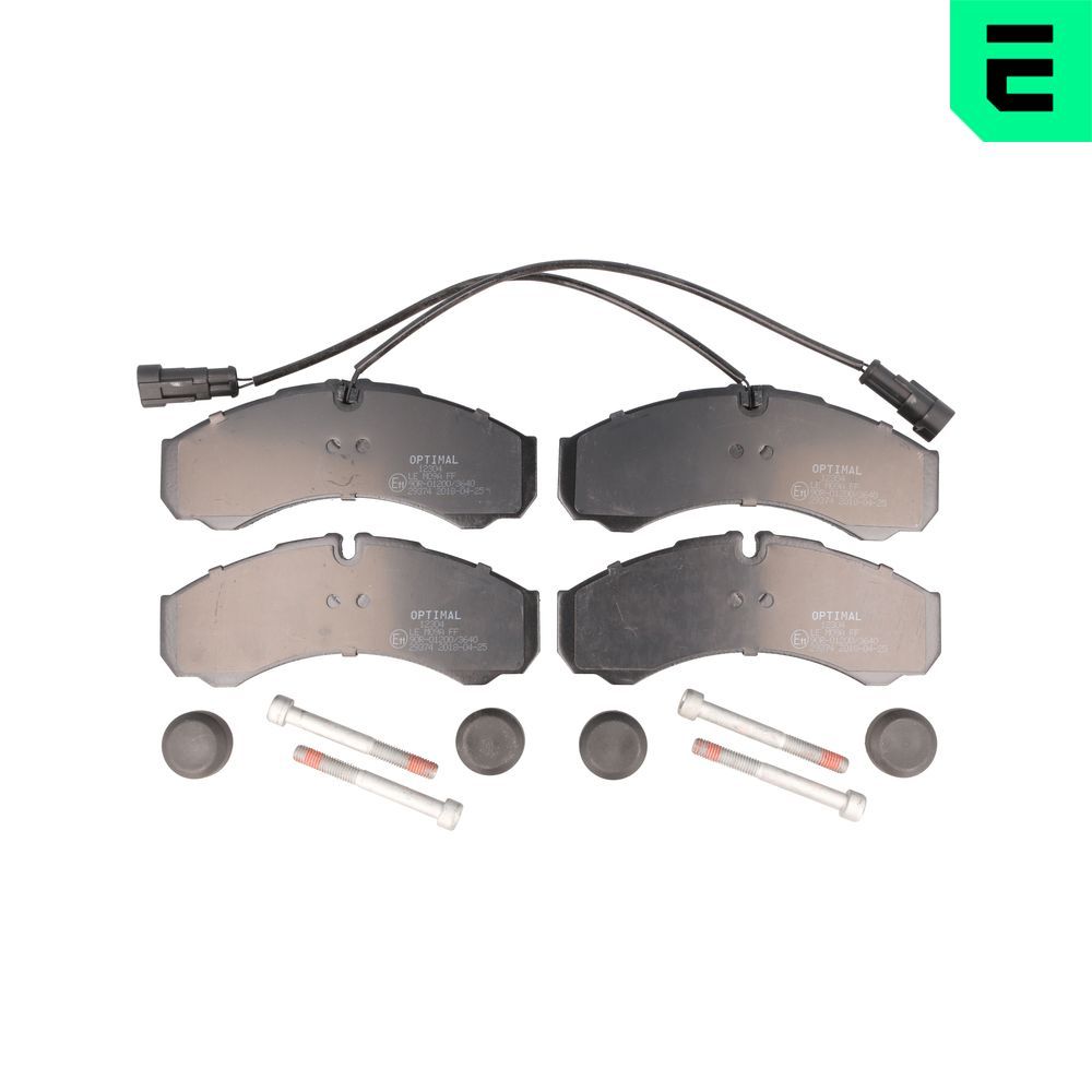 OPTIMAL BP-12304 - Bremsbelagsatz, Scheibenbremse