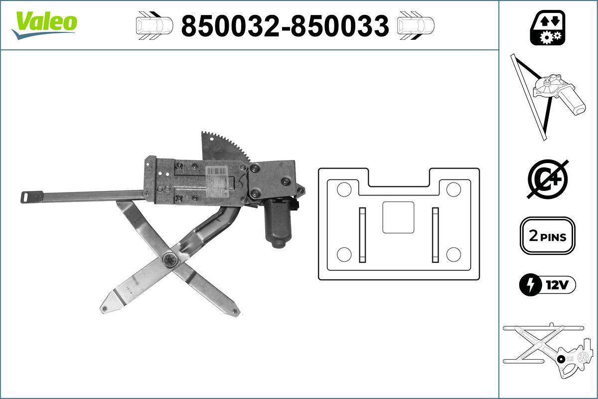 VALEO 850033 - Fensterheber