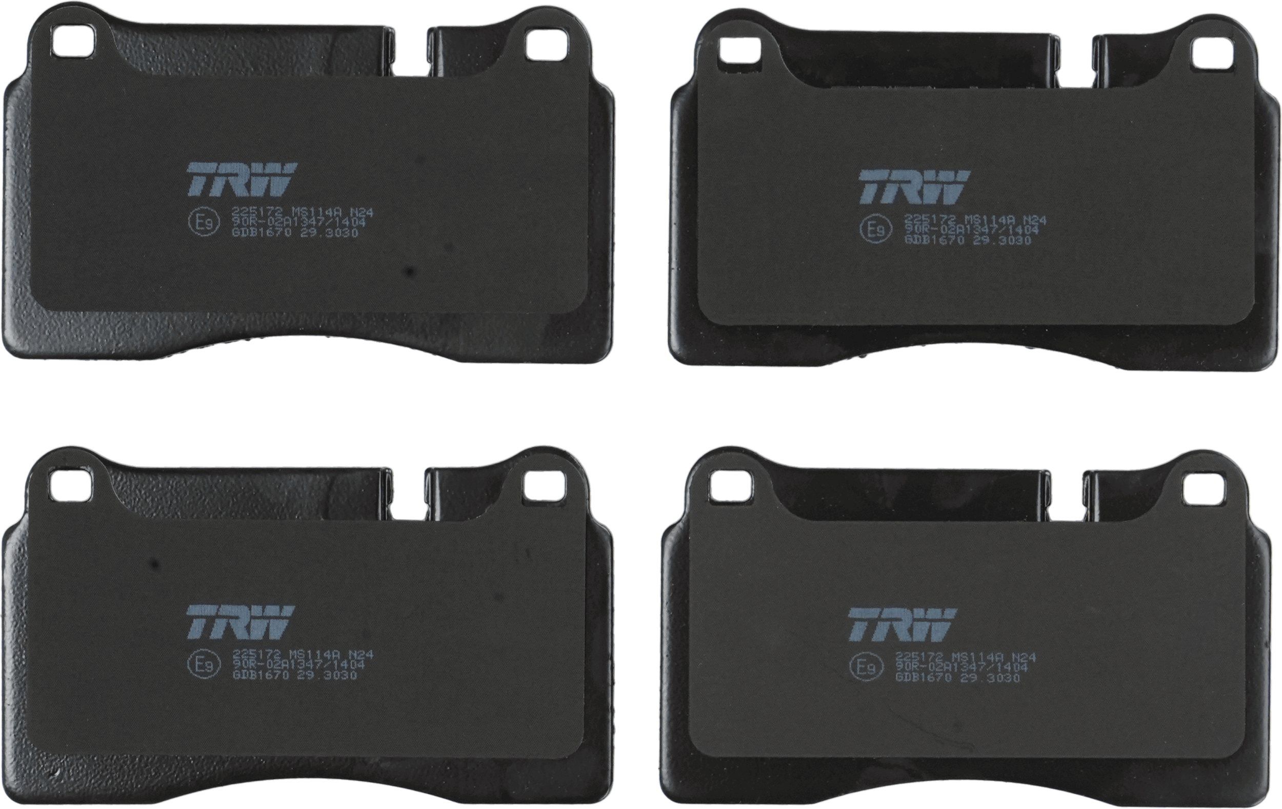 TRW DISC BRAKE PADS - TecDoc 2