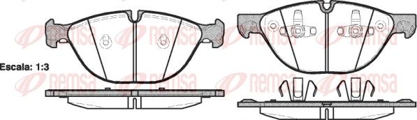 Premium Premium Front Brake Pad Set Premium Premium Front Brake Pad Set
