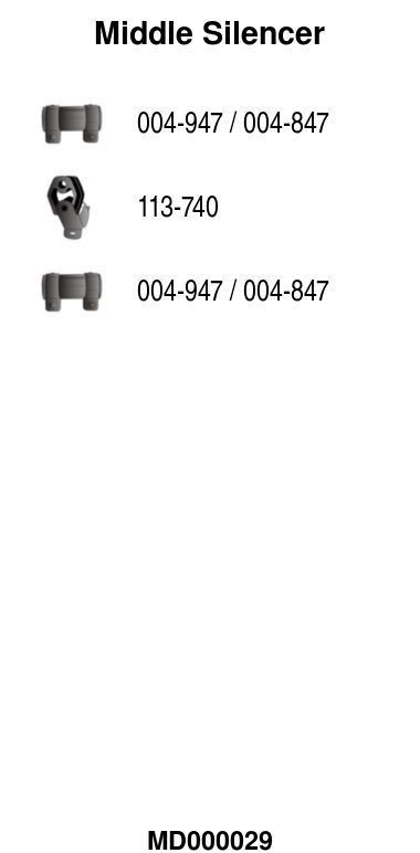 Mittelschalldämpfer