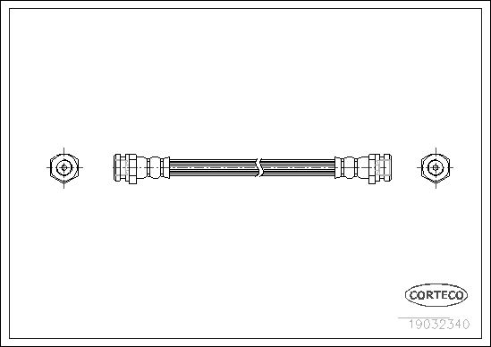 FLEXIBLE DE FREIN MAZDA 323,626,  0705