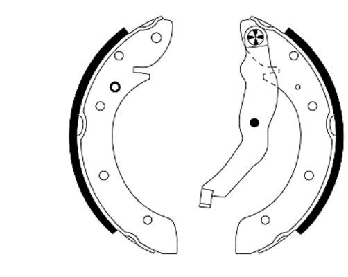 Brake Shoe Set 91044000