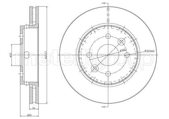 Brake Disc 23-1164C