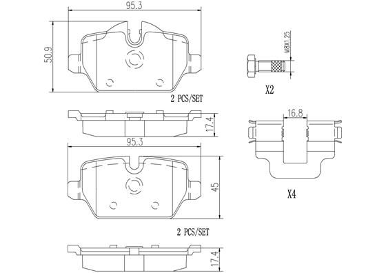 BMW 120i E87 04-11 (RR) - TecDoc 1