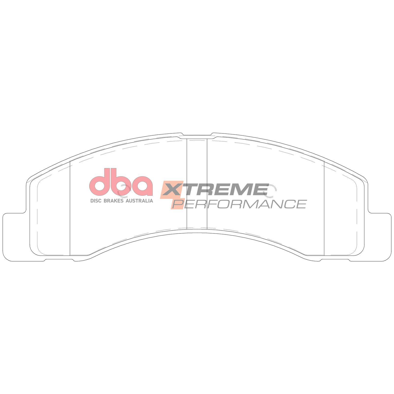 DBA SS STREET SERIES BRAKE PADS [ Ford F250/F350 1968 - 2011 F ] - TecDoc Only