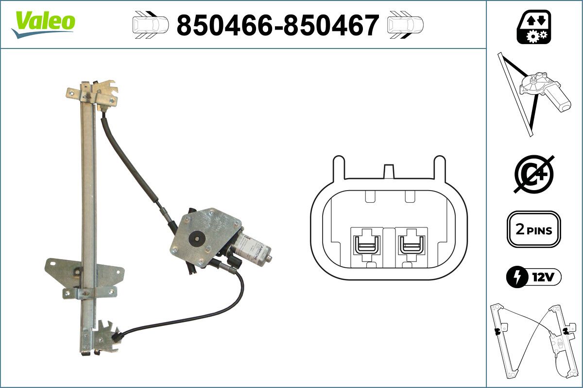 VALEO 850466 - Fensterheber