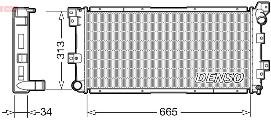 Radiador, refrigeración del motor