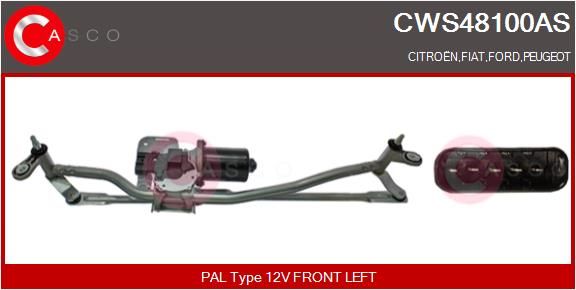 CASCO CWS48100AS - Scheibenreinigungsanlage