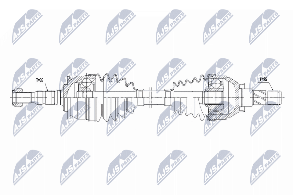 NTY NPW-PL-154 Antriebswelle
