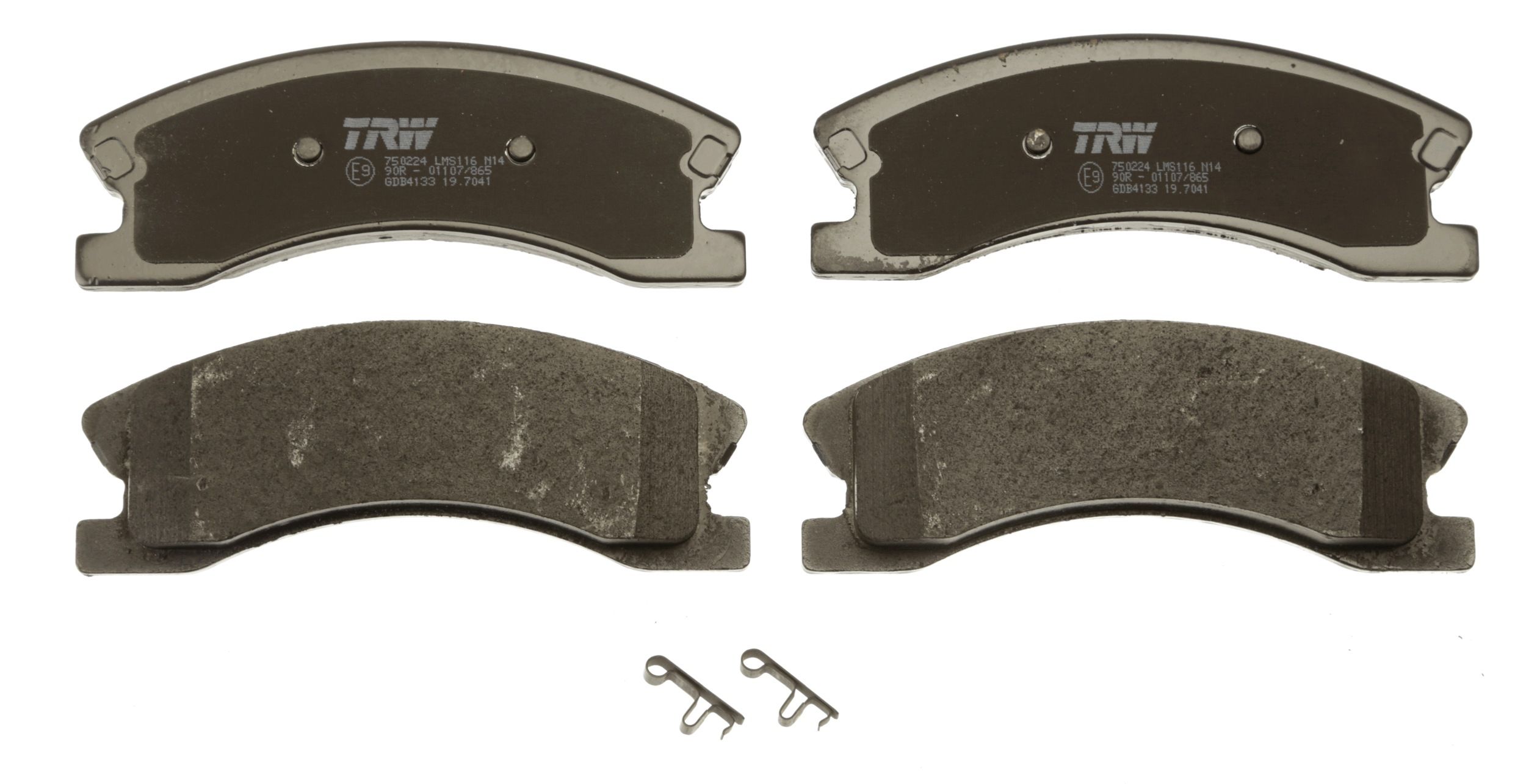 TRW DISC BRAKE PADS - TecDoc 2