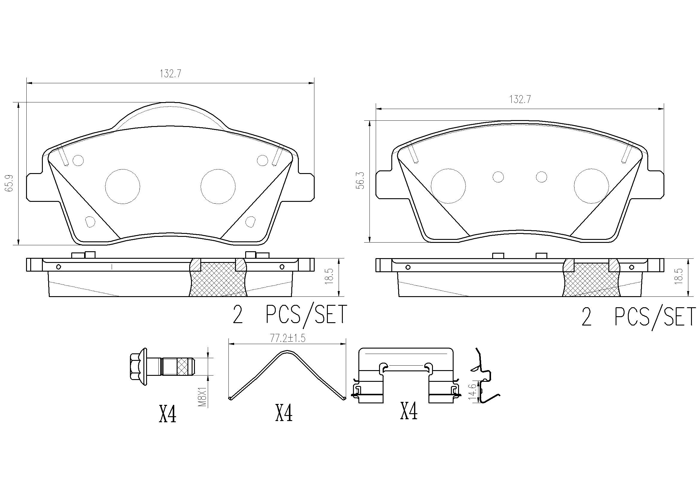 VOLVO XC40 T4 INSCRIPTION XZ 18-20 (FRT) - TecDoc Only