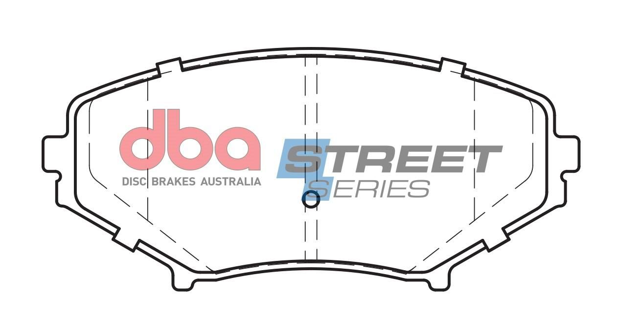 DBA SS STREET SERIES BRAKE PADS [ Mazda RX8 2003-2014 F ] - TecDoc Only