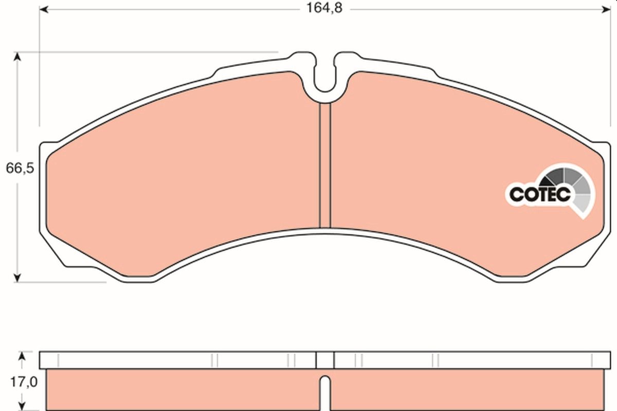 Brake Pad Set, disc brake GDB1534