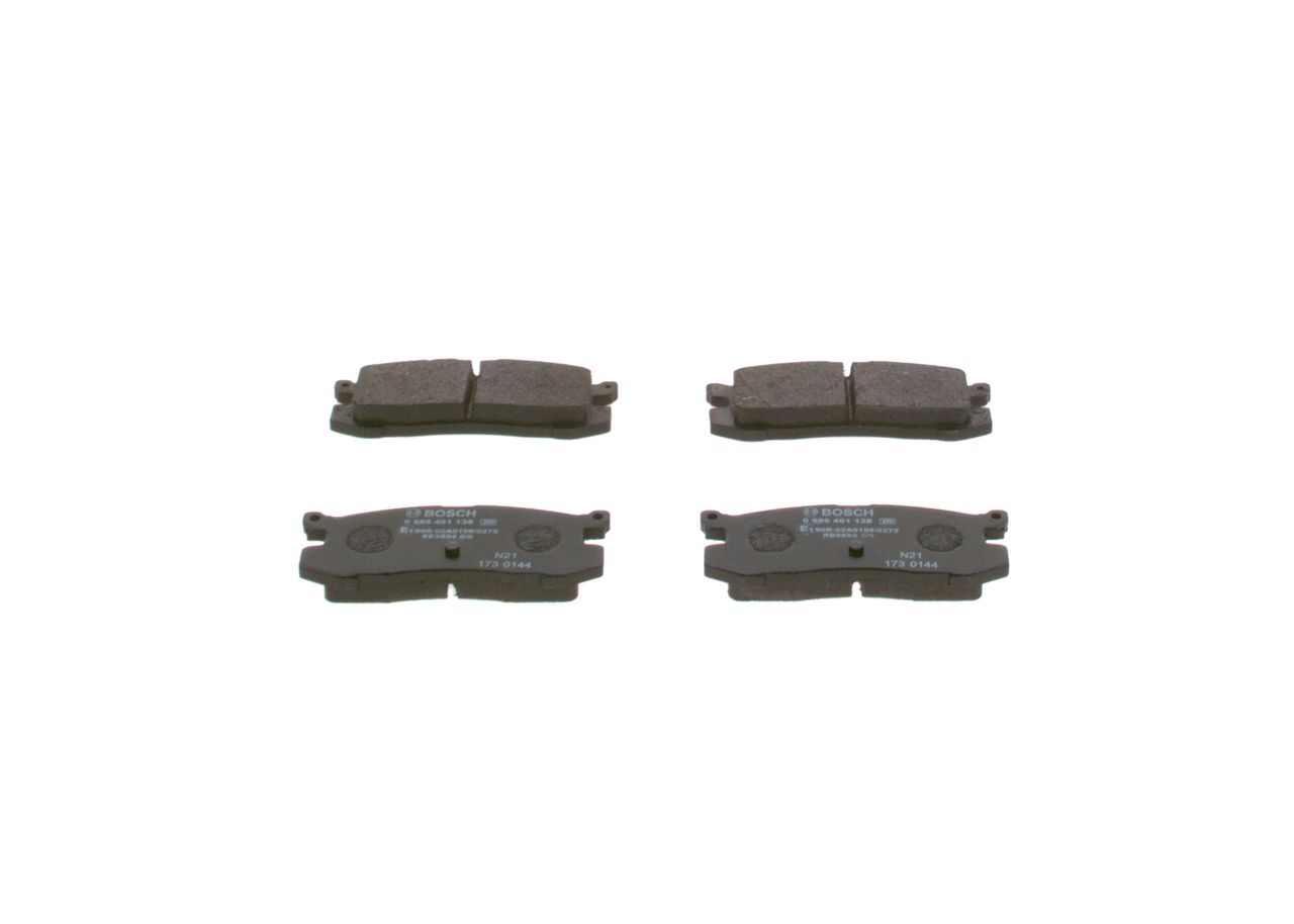 Brake Pad Set, disc brake 0 986 461 138