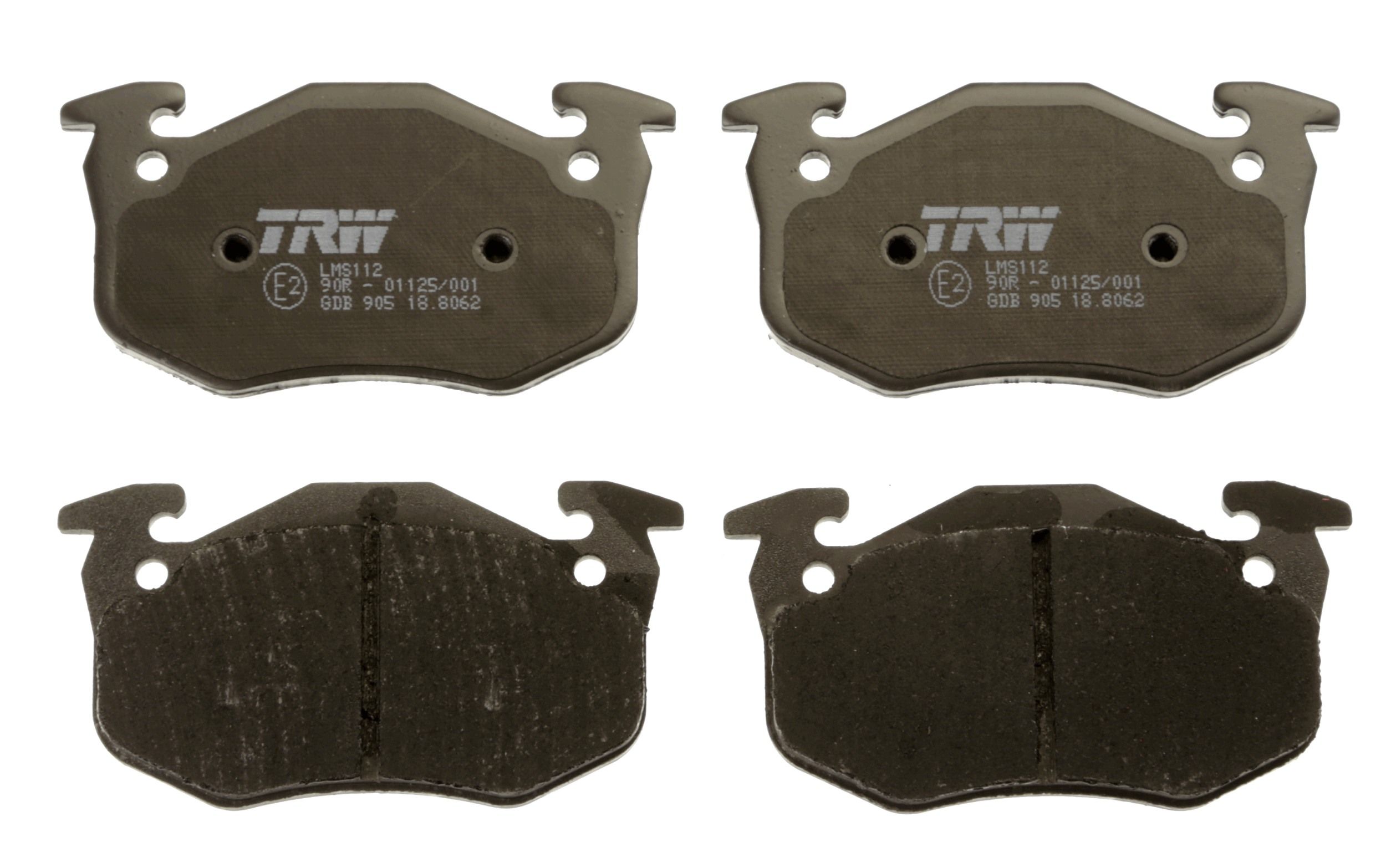 TRW DISC BRAKE PADS - TecDoc 2