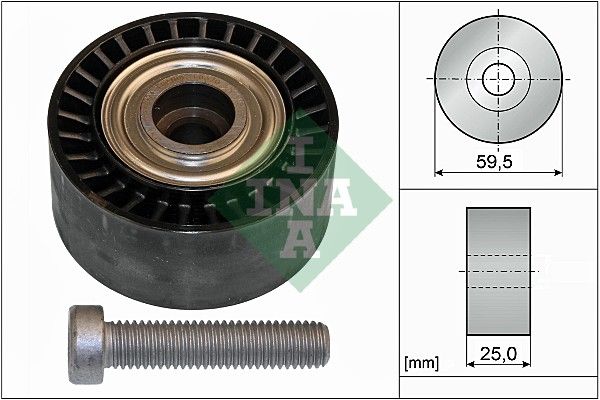 Deflection/Guide Pulley, V-ribbed belt 532 0433 10