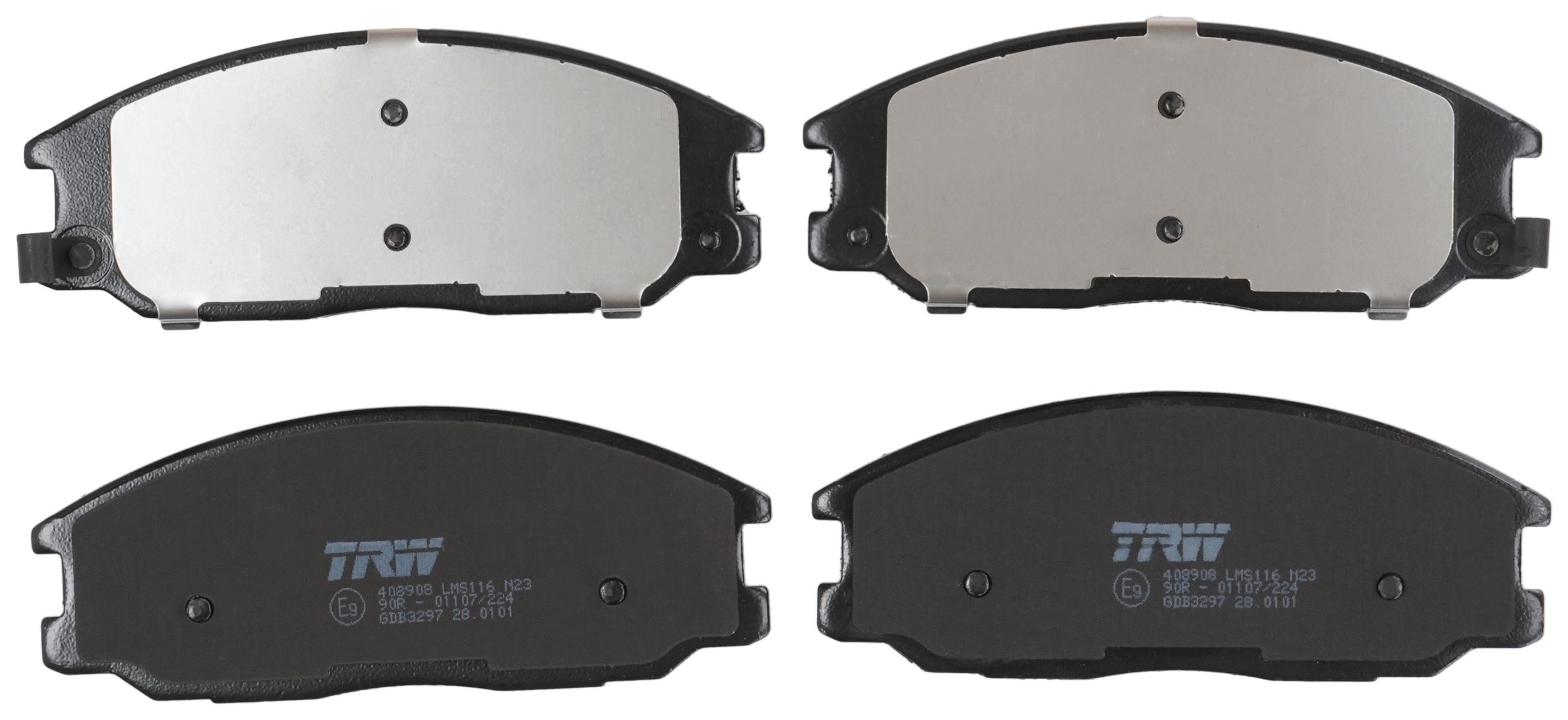 TRW DISC BRAKE PADS - TecDoc 2