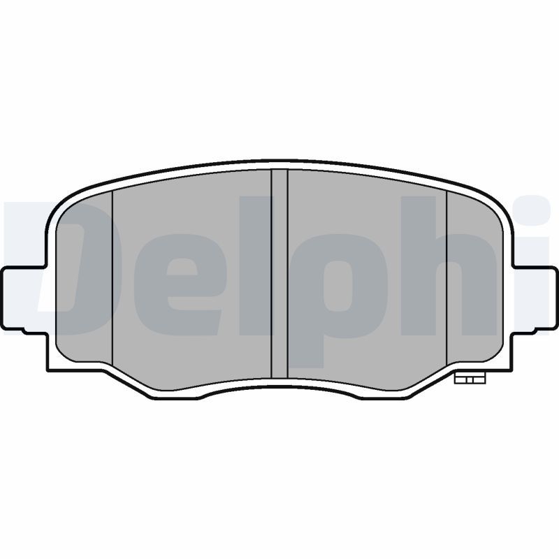 Brake Pad Set, disc brake LP3253