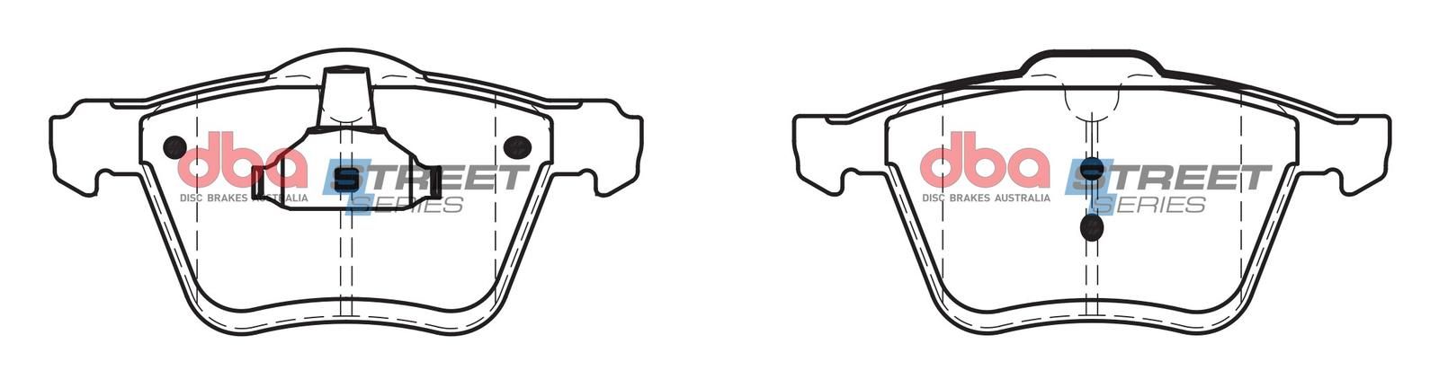 DBA SS STREET SERIES BRAKE PADS [ Ford Mondeo/Volvo S80,V70,XC70 F ] - TecDoc Only