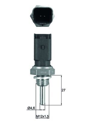 Sensor, coolant temperature TSE 25