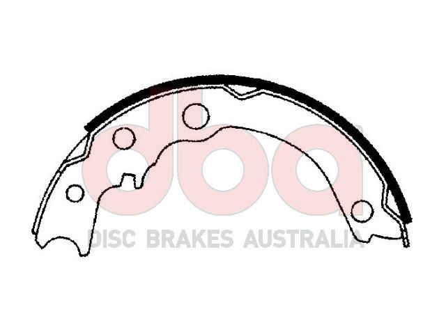 Street Series Brake Shoes [Ford / Mazda [2Pcs] Parking Brake 190mm] - TecDoc Only
