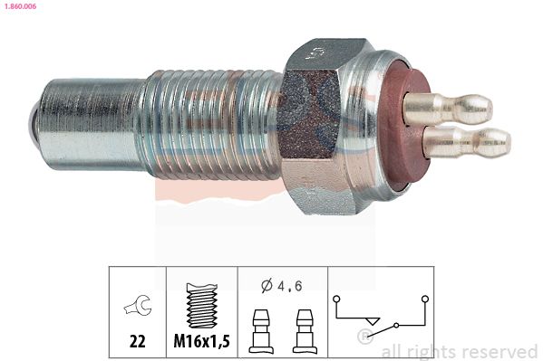 Schalter, R&uuml;ckfahrleuchte