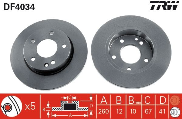 Brake Disc DF4034