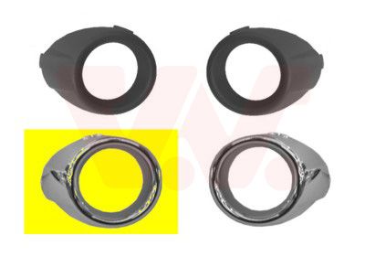 VAN WEZEL 1807596 - Lüftungsgitter, Stoßfänger ** Equipart **