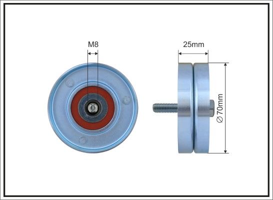 Deflection/Guide Pulley, V-ribbed belt 01-14