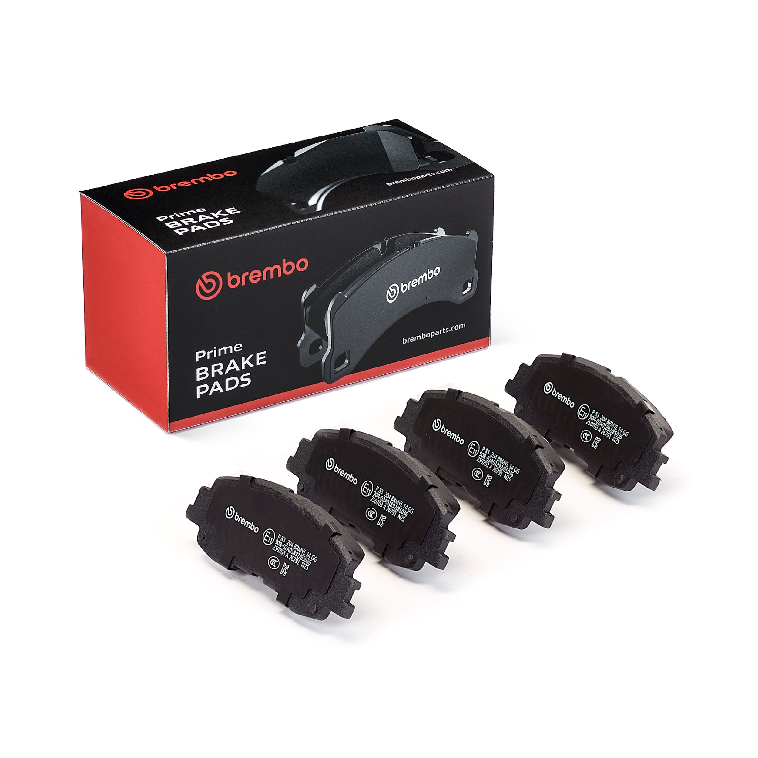 Brembo P 83 204 Bremsbelagsatz, Scheibenbremse