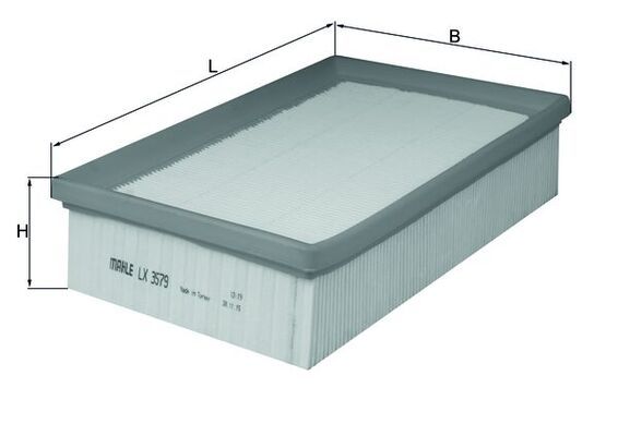 KNECHT LX 3579 - Luftfilter