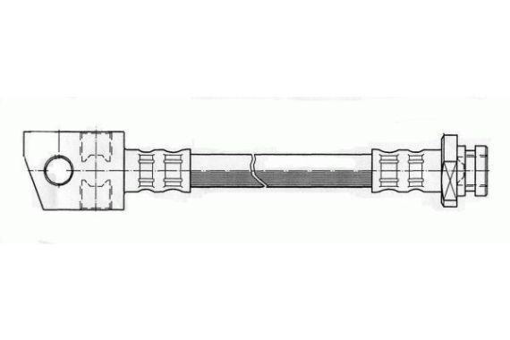 N3709007 NIPPARTS fékcső