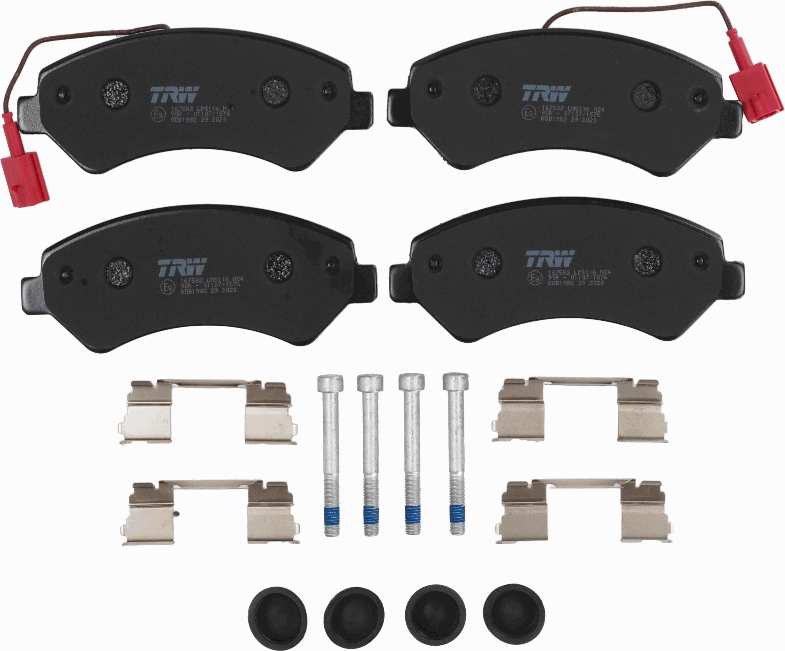 TRW DISC BRAKE PADS - TecDoc 2