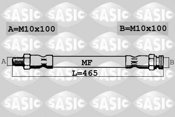 6606025 SASIC fékcső