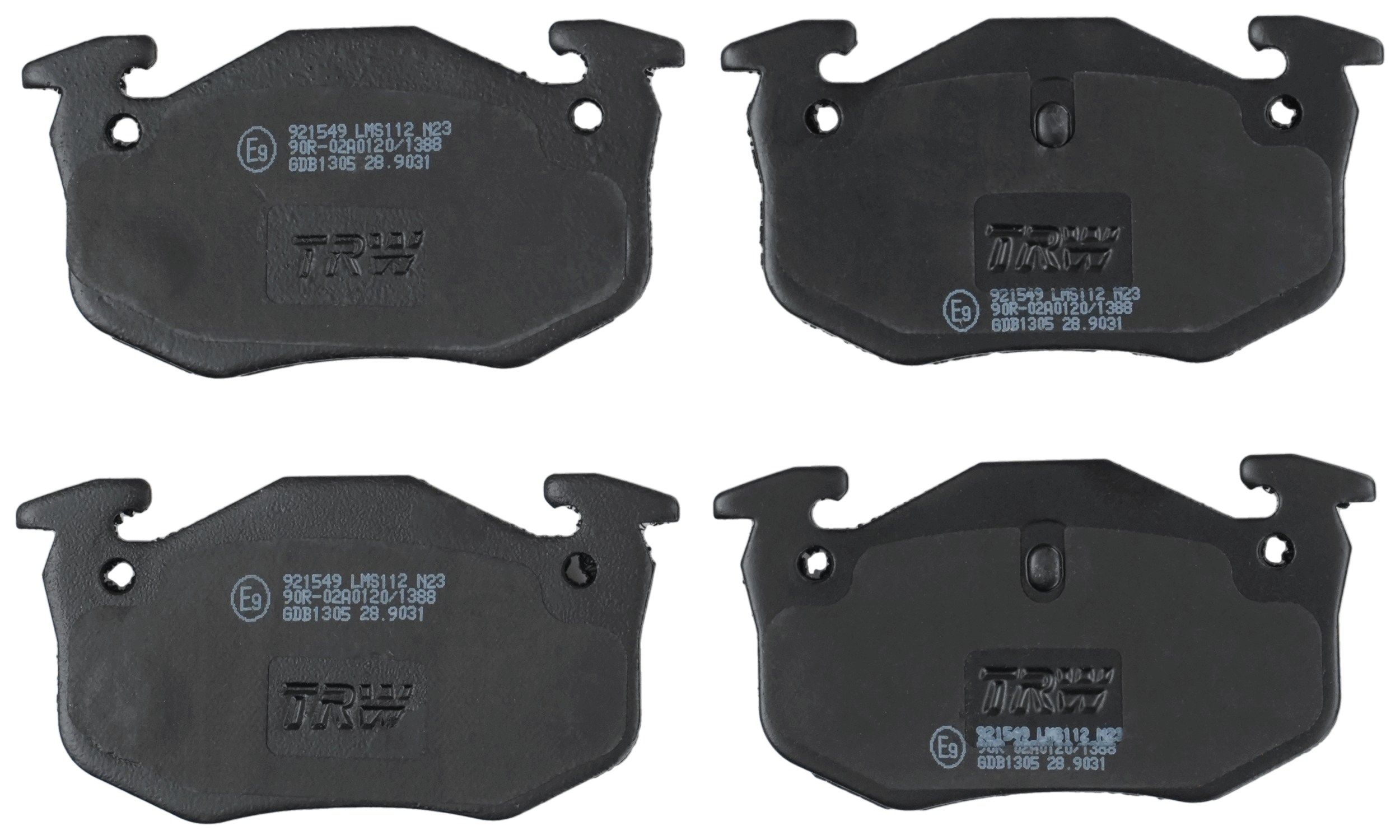 TRW DISC BRAKE PADS - TecDoc 2