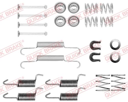 Accessory Kit, parking brake shoes 105-0010