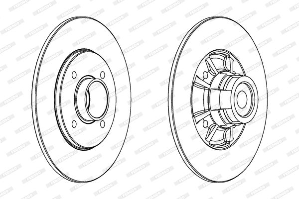 Brake Disc DDF1517-1