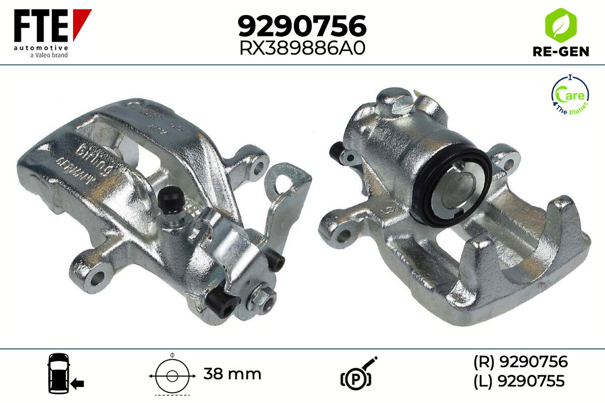 FTE 9290756 - Bremssattel