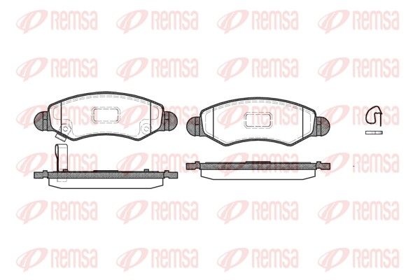 Brake Pad Set, disc brake 0702.21