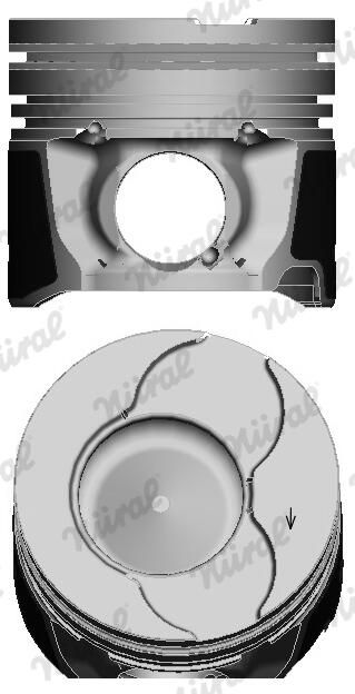 N&Uuml;RAL 87-135300-00 - Kolben