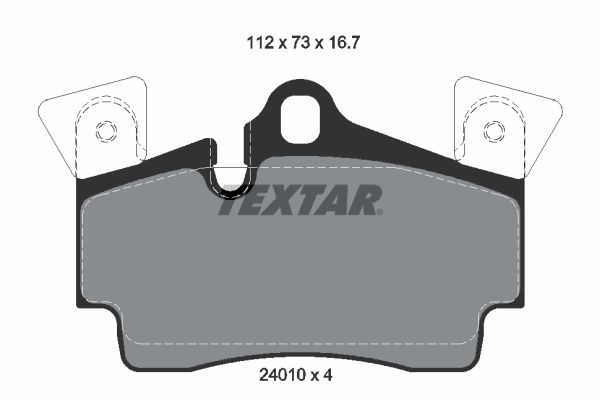 Brake Pad Set, disc brake 2401001