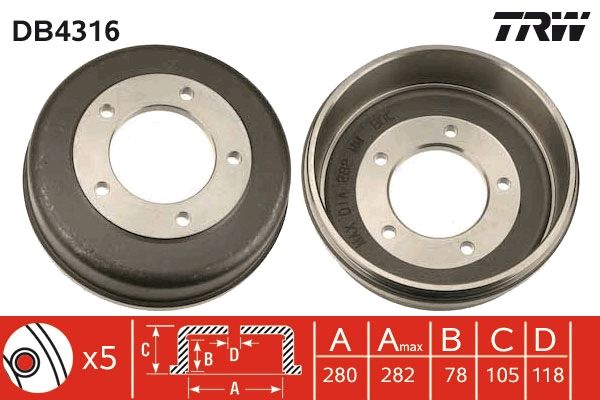 TAMBOUR DE FREIN  9900