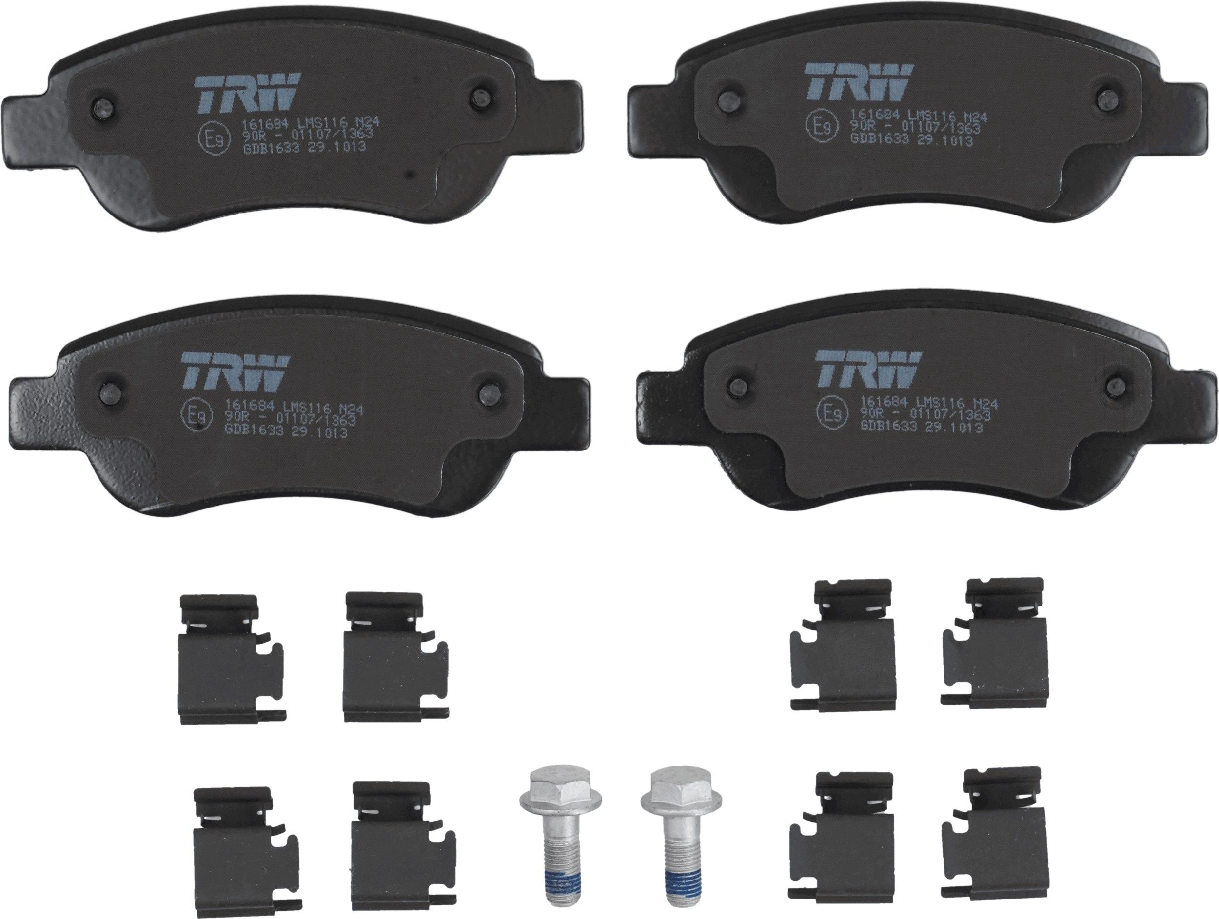 TRW DISC BRAKE PADS - TecDoc 2