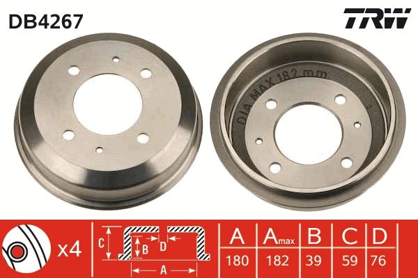 TAMBOUR DE FREIN  9900