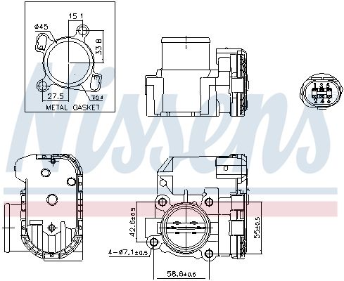 Drosselklappenstutzen