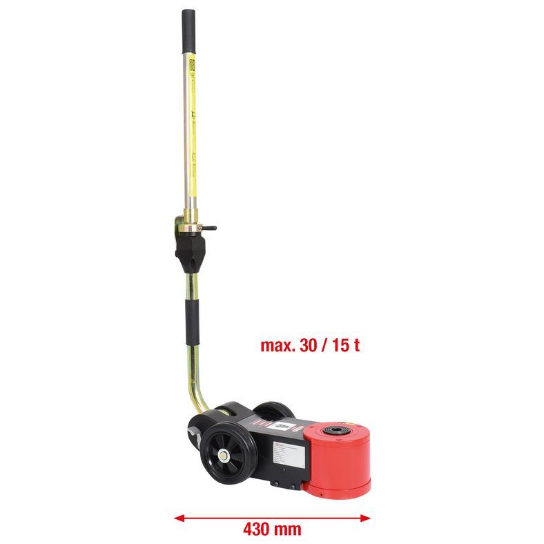 CRIC HYDROPNEUMATIQUE 30T-15T PLIABLE