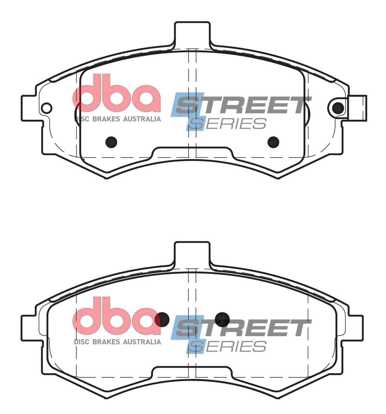 DBA SS STREET SERIES BRAKE PADS [ Hyundai 2001-2014 F ] - TecDoc Only