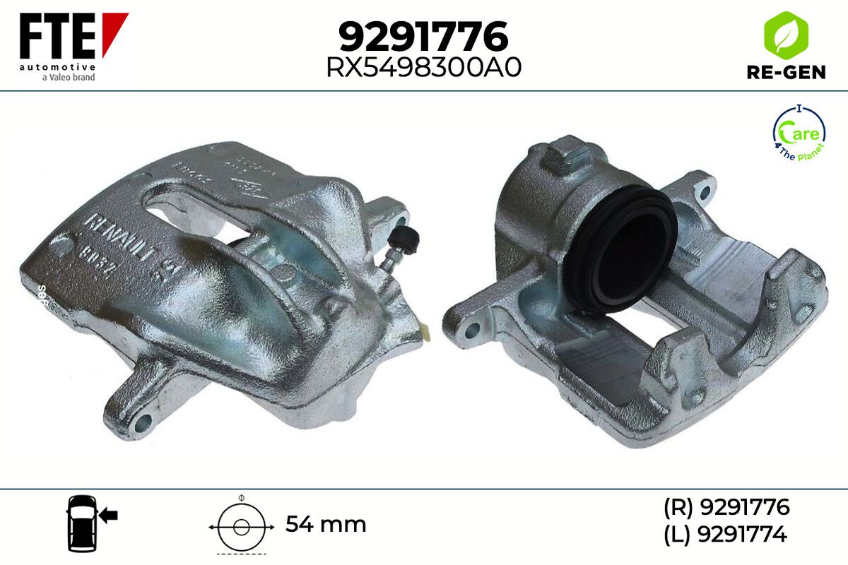 FTE 9291776 - Bremssattel
