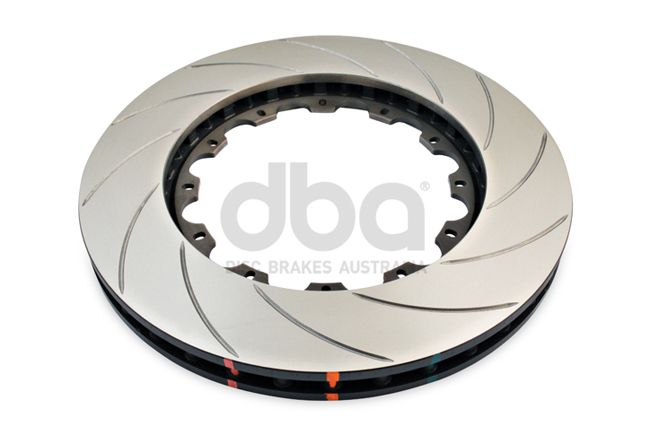 5000 Rotor Curved Slotted Right - With Replacement NAS Nuts -KP [ HSV VE 06-09 ] - TecDoc 1